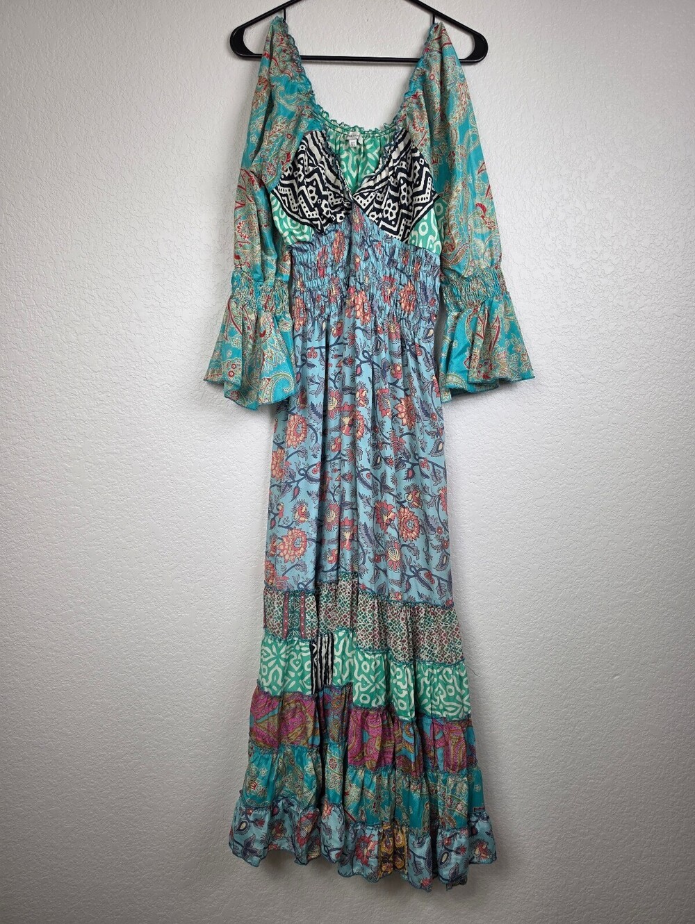 Anthropologie Karma Highway Bohemian Maxi Dress One Size